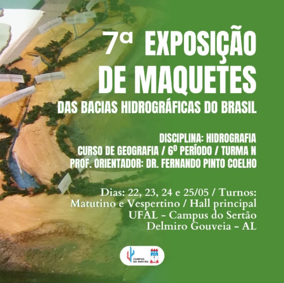 Edi O Da Exposi O Das Bacias Hidrogr Ficas Brasileiras Campus Do Sert O